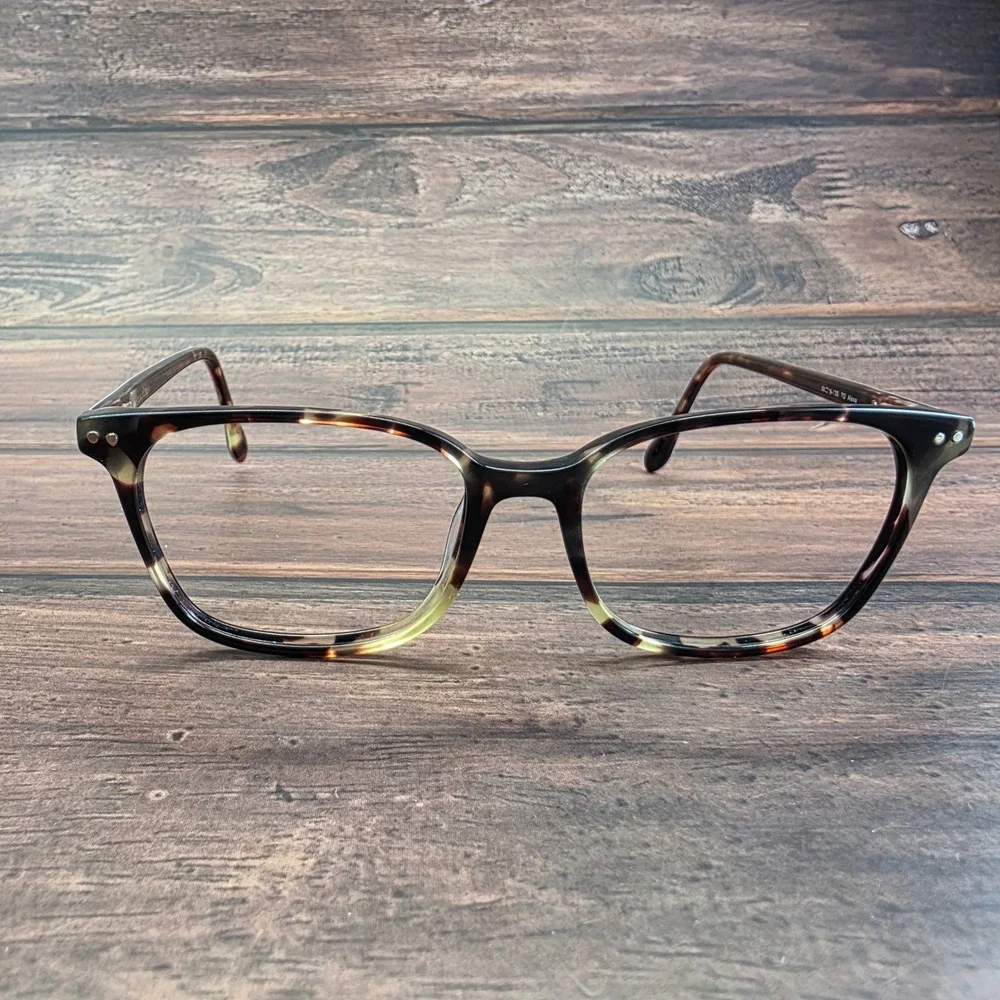 Lilly Pulitzer Alexa TO Tortoise Shell Square Eyeglasses Frames 50-16-135 Womens